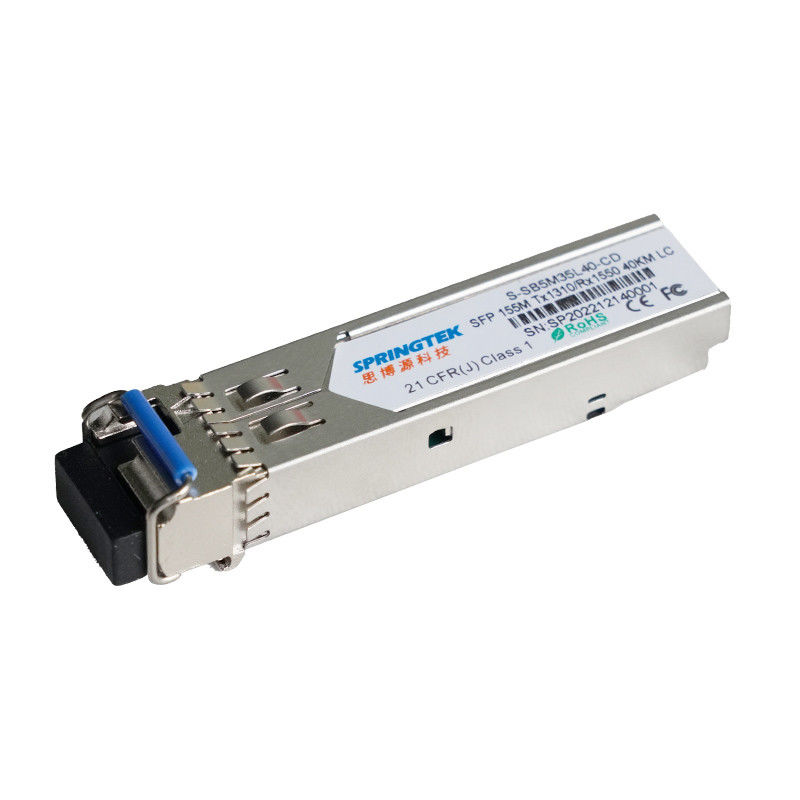 Ethernet SFP BIDI 40km 1310/1550nm 155M οπτική ενότητα πομποδεκτών DOM SM LC DFB