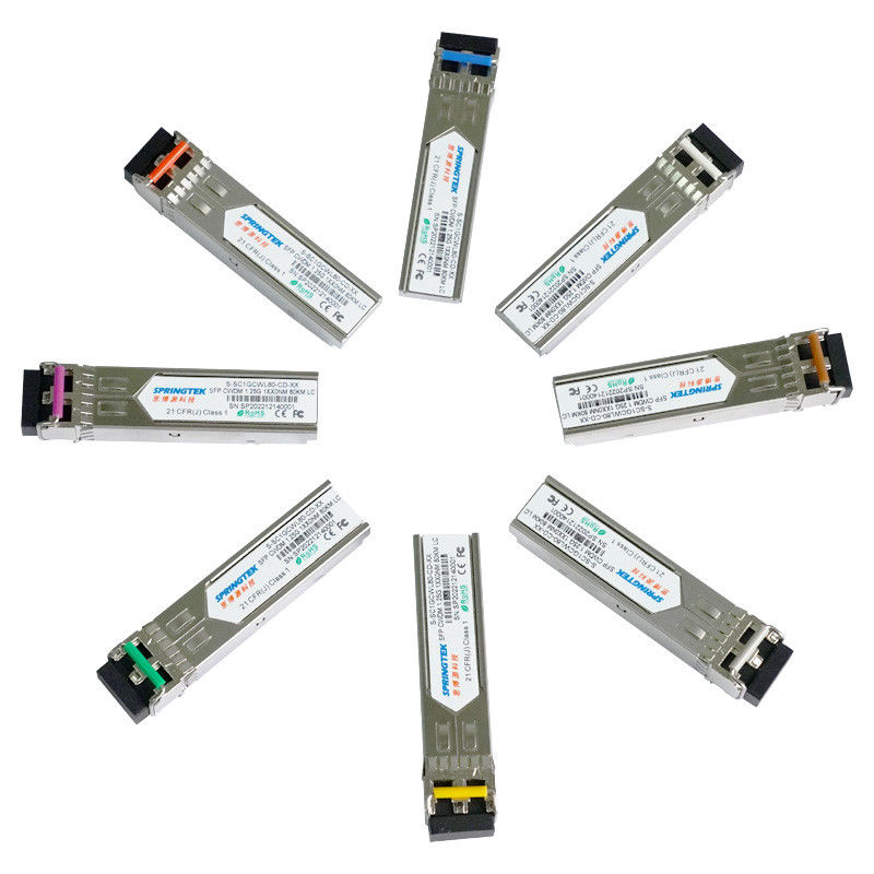 συμβατό Transceive SFP LC ER ZR ZR+ 1.25G CWDM1270~1610nm με την οπτική ενότητα DDM