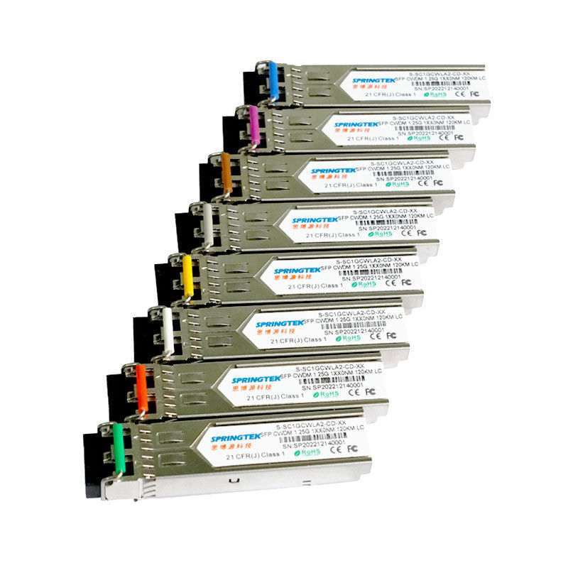 COem Cisco συμβατό 1270~1610nm LC 1.25Gbps 120km CWDM SFP με την ενότητα πομποδεκτών DDM