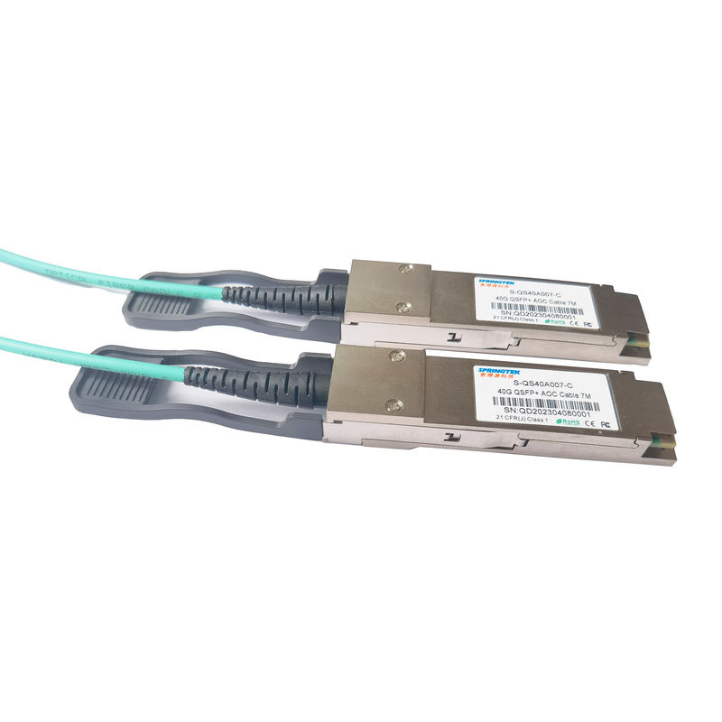 ενεργό οπτικό καλώδιο 7M συμβατό Arista Alcatel Avaya Nokia 40G QSFP+To QSFP+ AOC