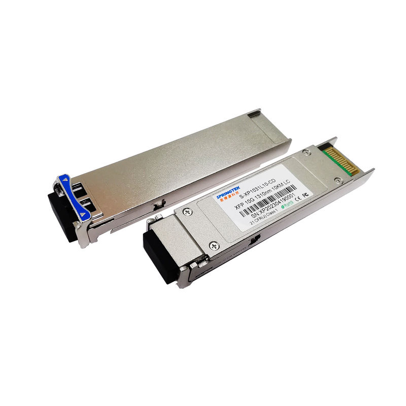 10GBASE-LR/LW Oc-192/stm-64 οπτικοί πομποδέκτες 1310nm 10km ενότητας 10G XFP LR DOM για τη Dell