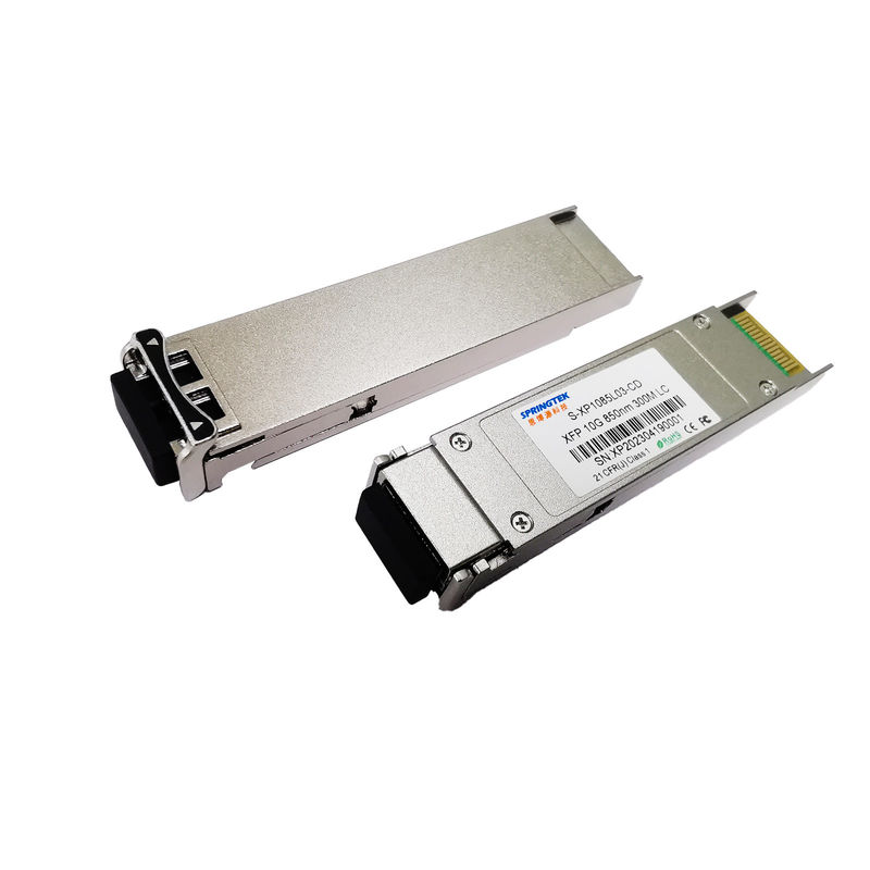 Pluggable XFP SR 850nm 10G SFP+ 10G XFP οπτικός συνδετήρας πομποδεκτών LC πομποδεκτών